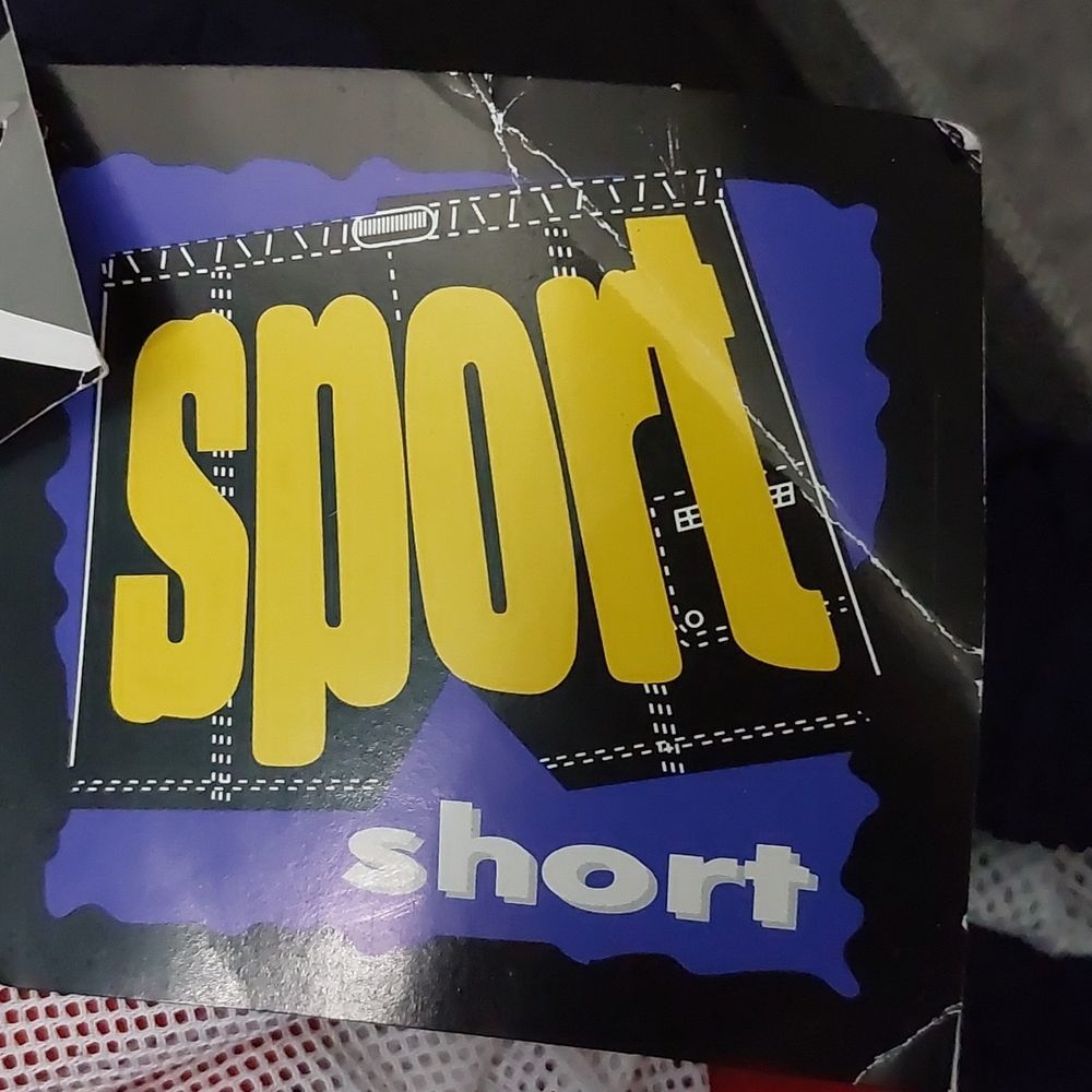 NWT Woodlake Sport Shorts Red & Blue - Picture 9 of 9